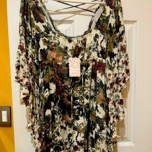 FREE PEOPLE Tea Combo Shirt/Dress